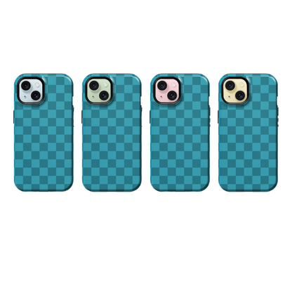 Mermaid Jewel Checkers Phone Case