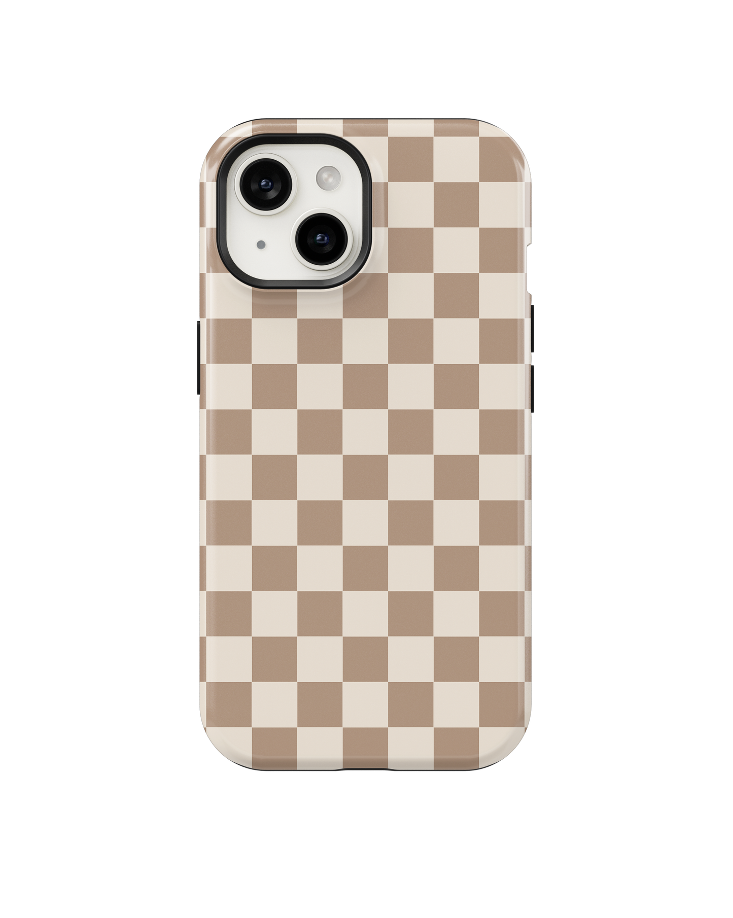 Chestnut Checkers II Phone Case