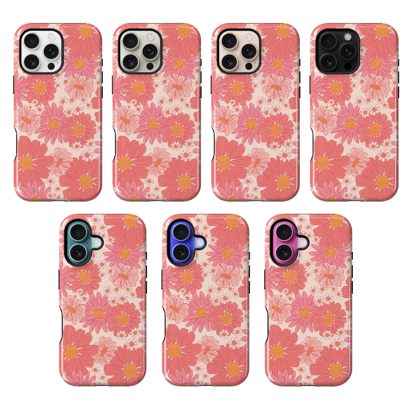 Pink Summer Blooms Phone Case