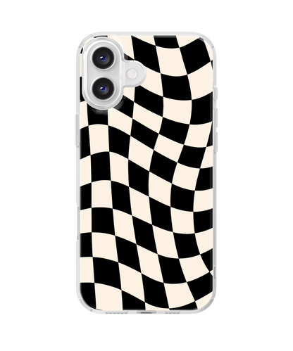 Onyx Wavy Checkers II Clear Case Insert