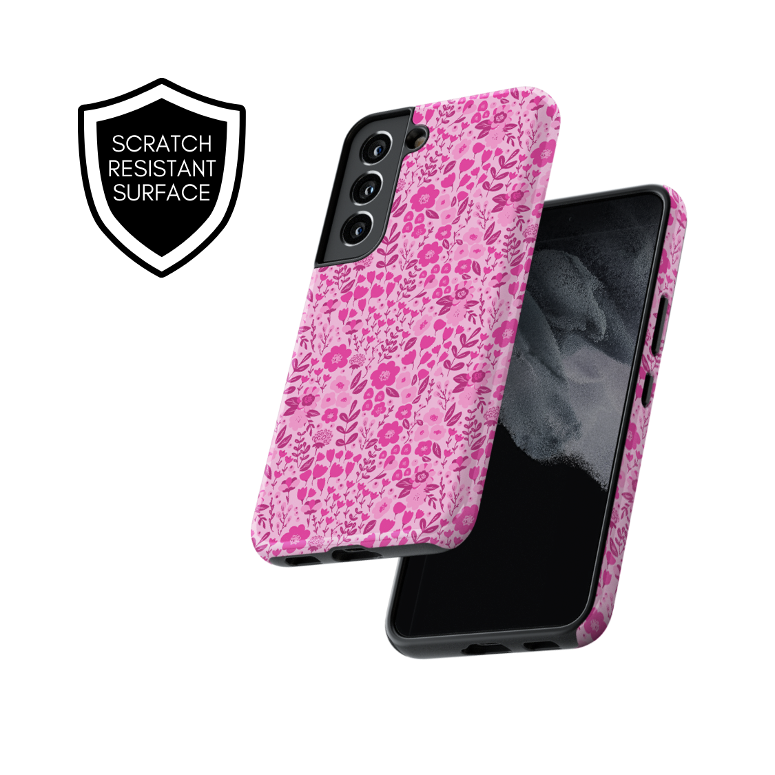 Berry Blossoms (Light) Galaxy Case