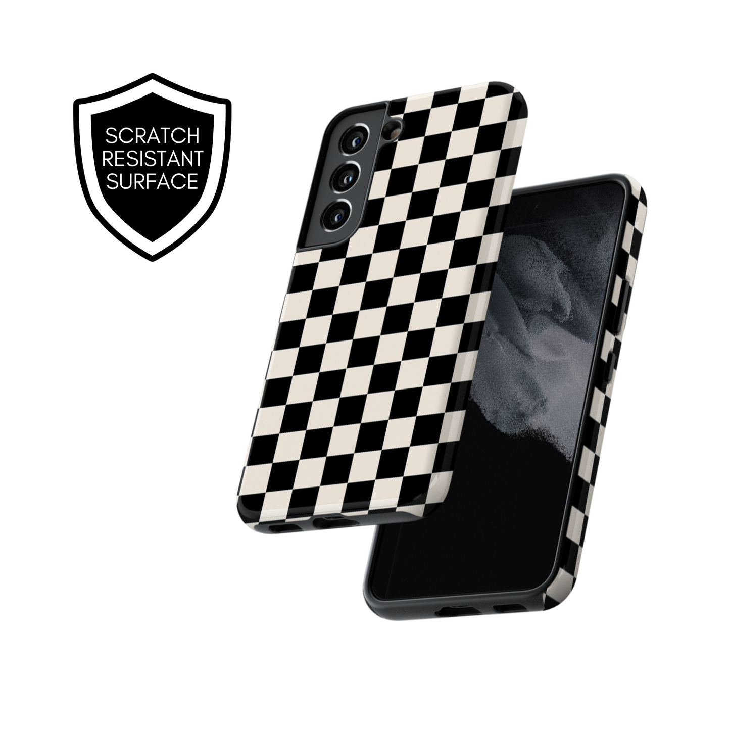 Onyx Checkers II Galaxy Case