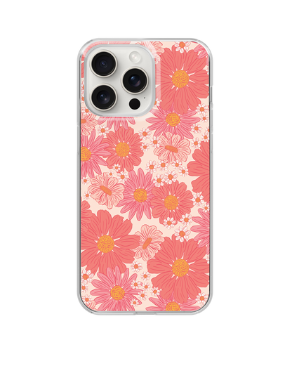 Pink Summer Blooms Clear Case Insert