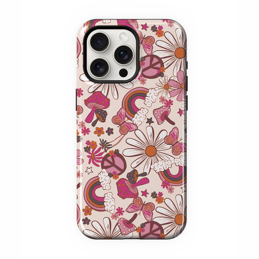 Cream Flower Child Phone Case