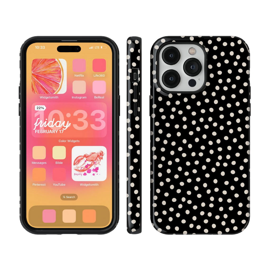 Onyx Dots Phone Case