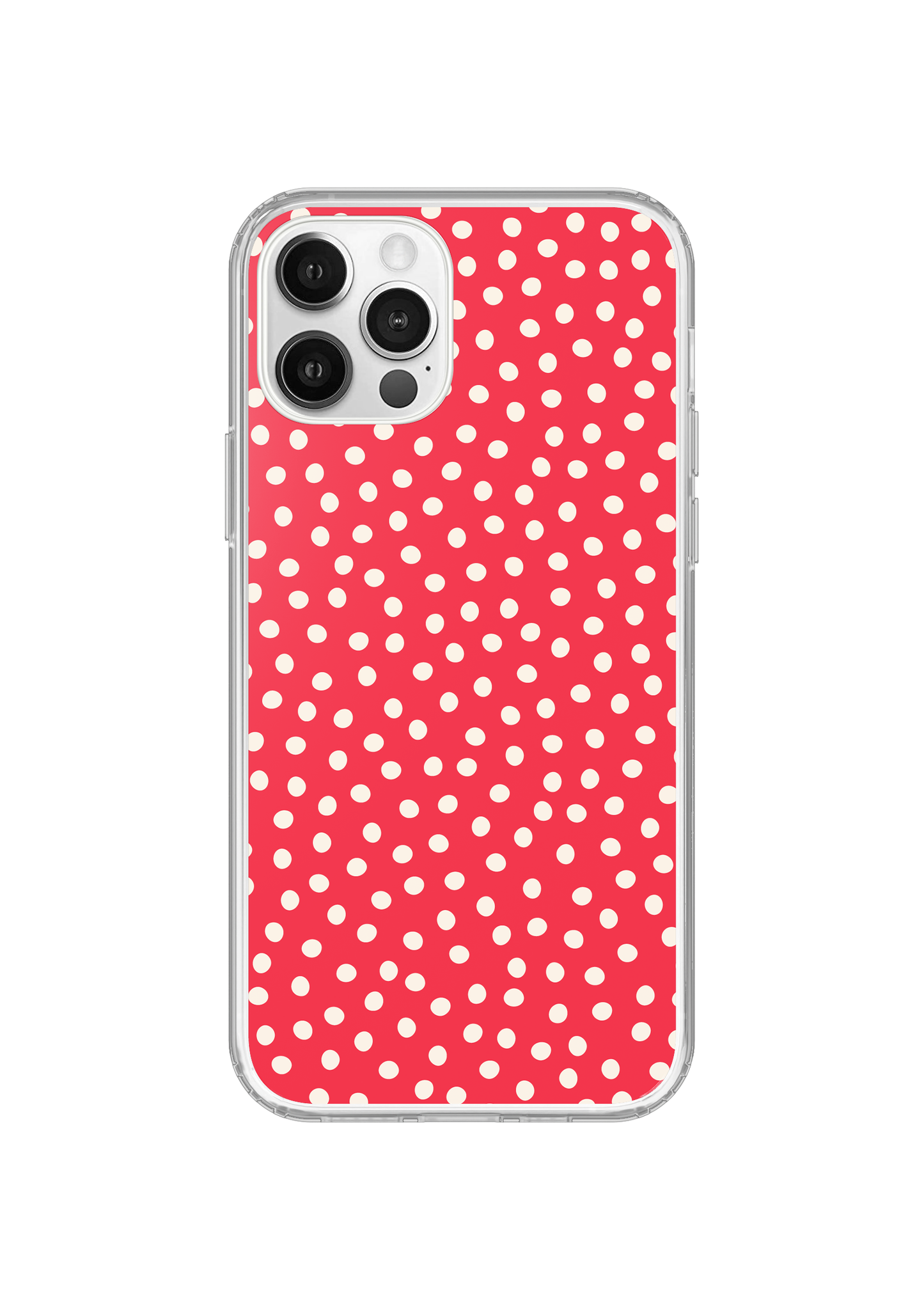 Vermillion Dots Clear Case Insert