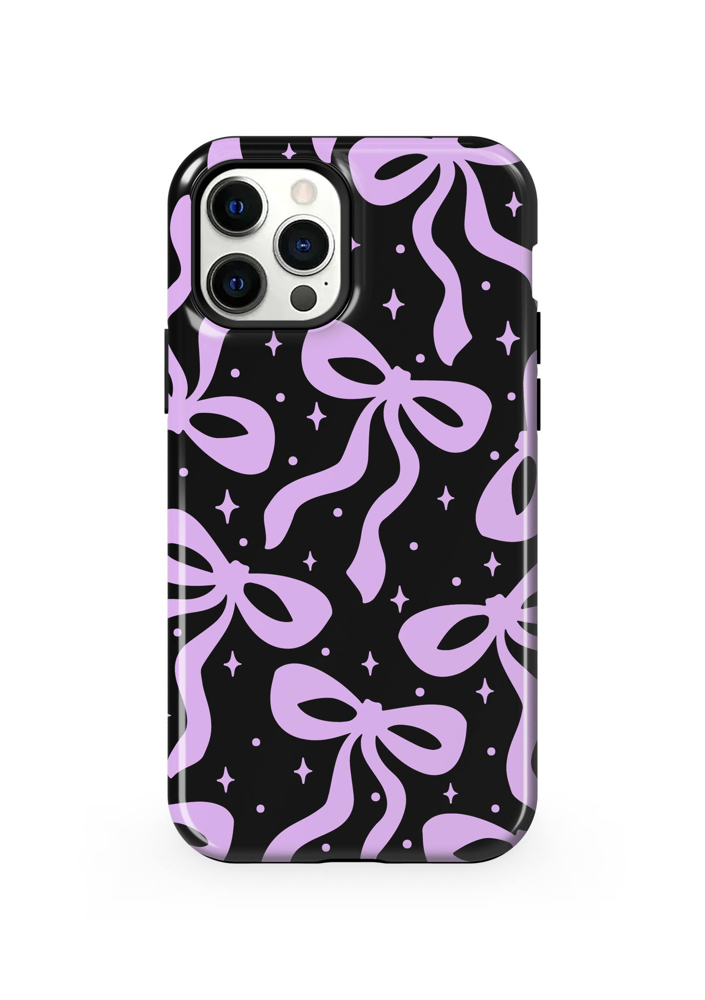 Lilac & Lace Bows II Phone Case