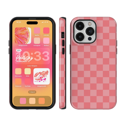 Rose All Day Checkers Phone Case