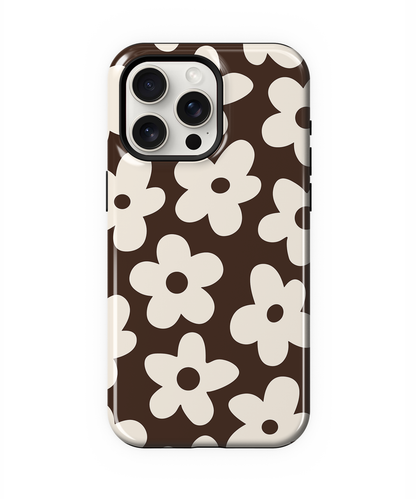 Espresso Big Blooms Phone Case