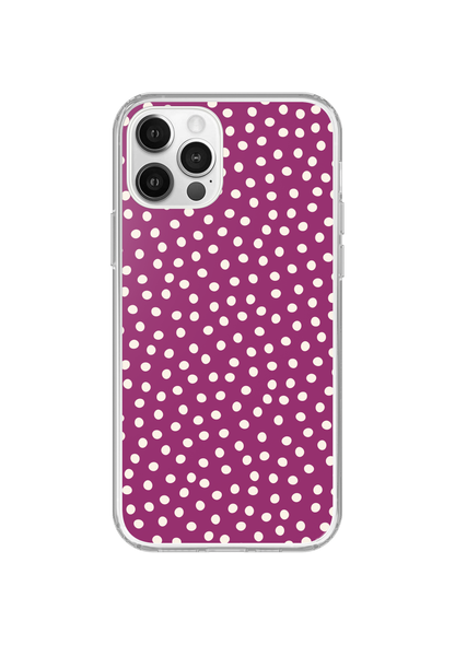 Velvet Dots Clear Case Insert