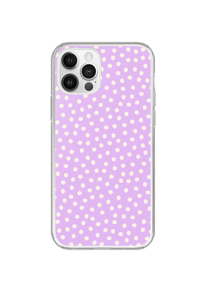 Lilac Dots Clear Case Insert