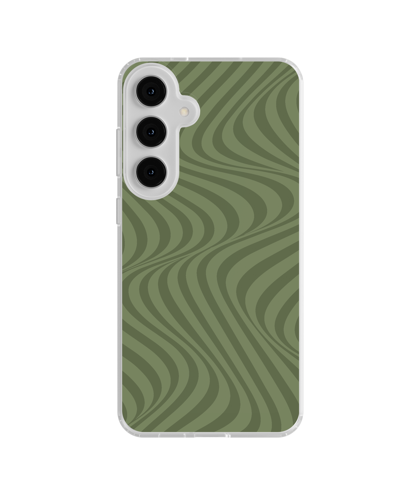 Moss Swirls Clear Case Insert