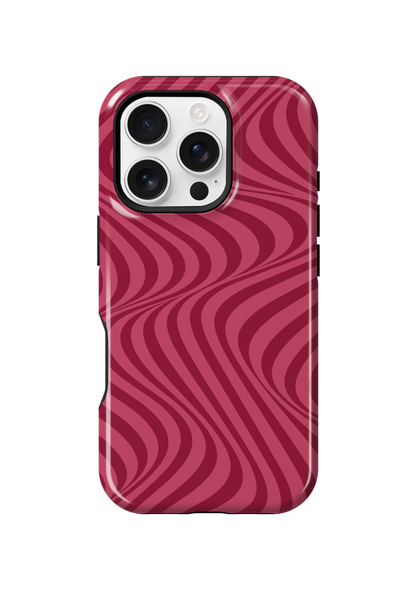 Black Cherry Swirls Phone Case