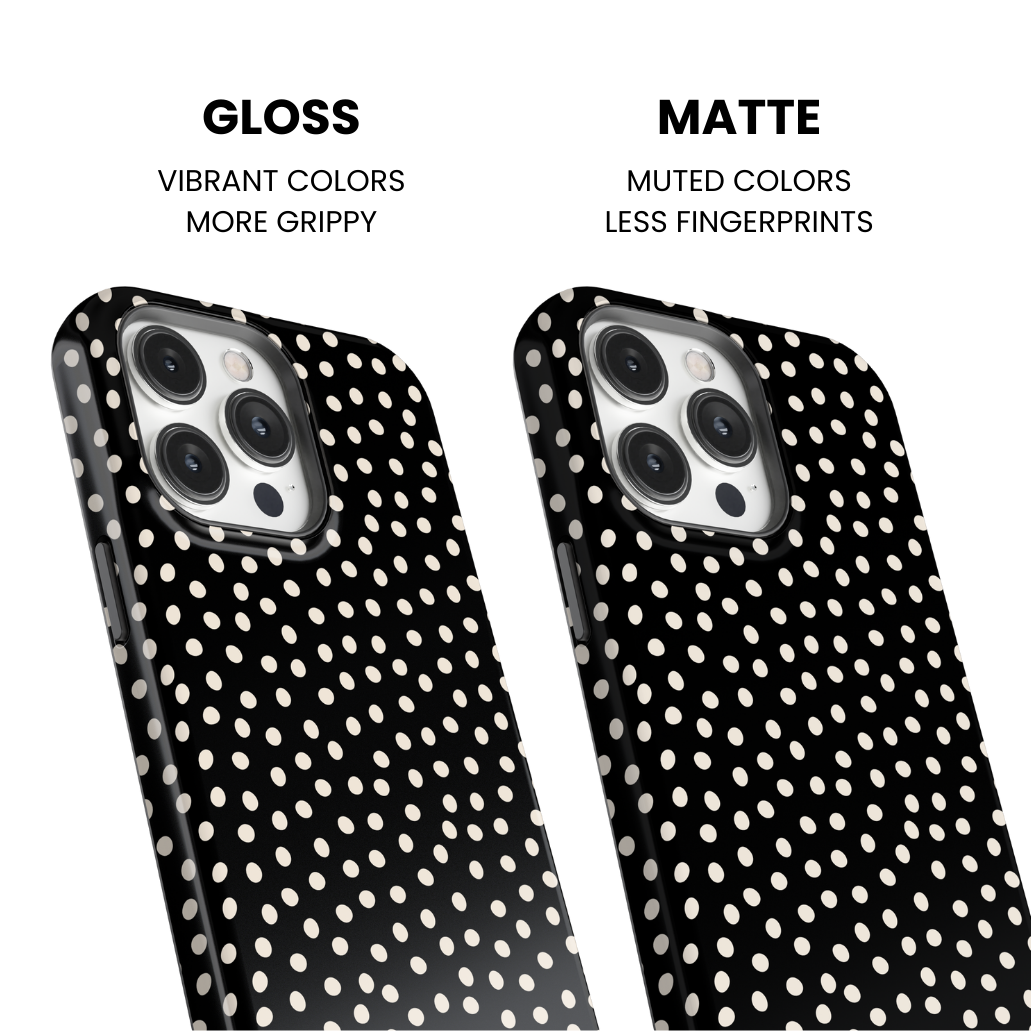 Onyx Dots Phone Case