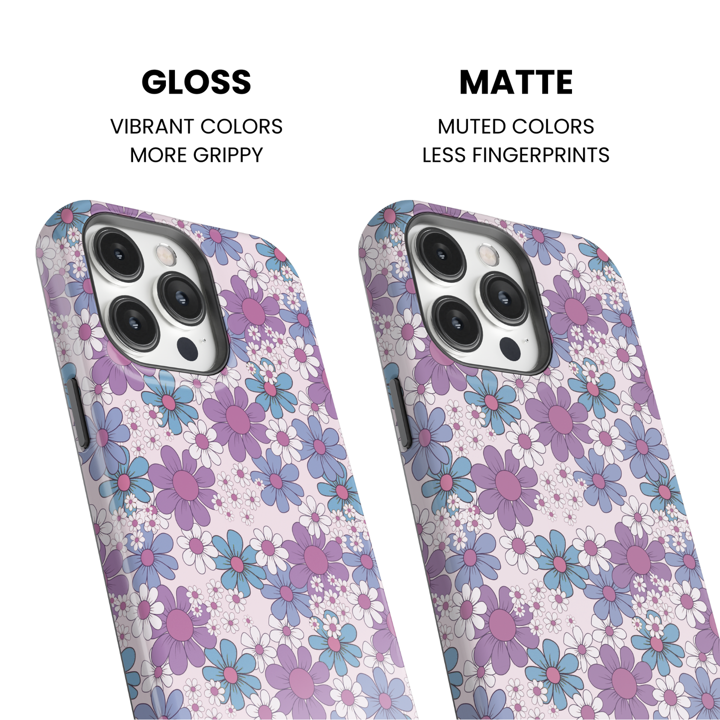 Blue & Purple Petal Perfect Phone Case