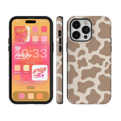 Chestnut Cow Print Phone Case