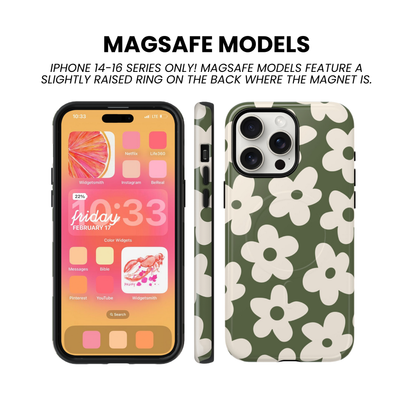 Moss Big Blooms Phone Case