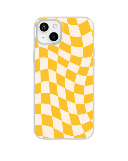 Sunny Wavy Checkers II Clear Case Insert