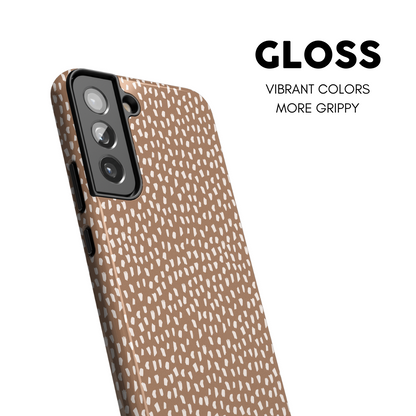 Fawn Speckles Galaxy Case