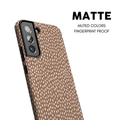 Fawn Speckles Galaxy Case