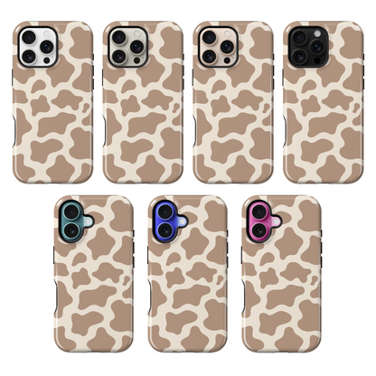 Chestnut Cow Print Phone Case