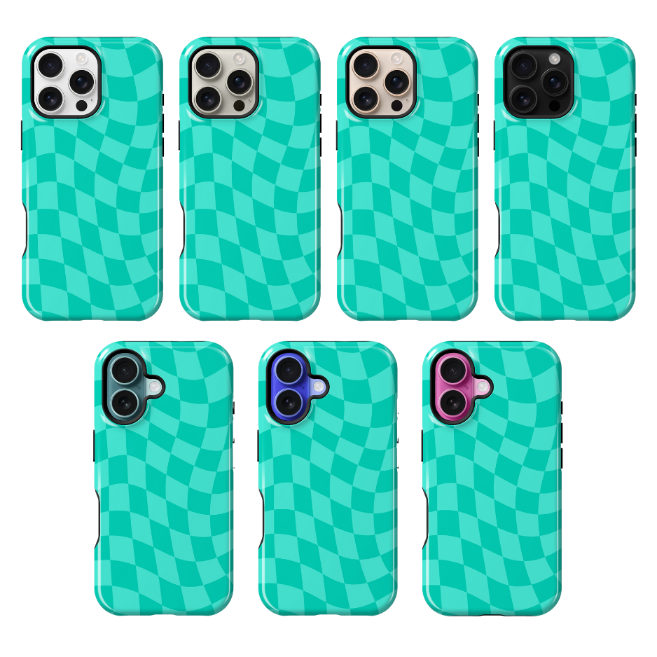 Calypso Wavy Checkers Phone Case