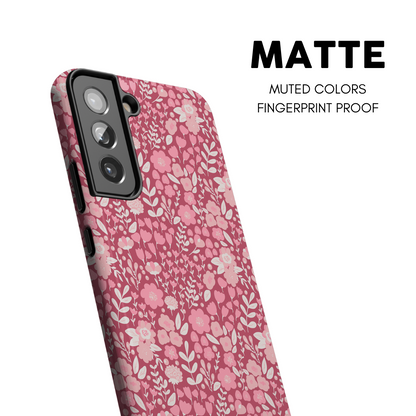 Blush Bouquet (Dark) Galaxy Case