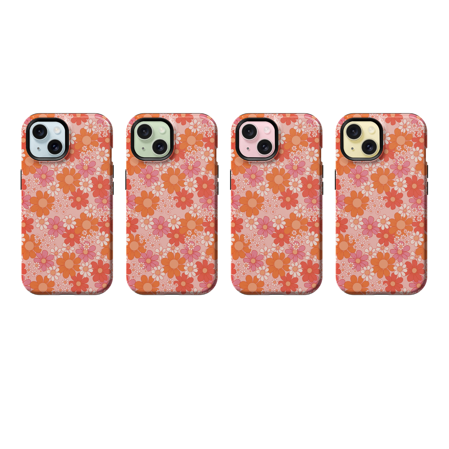 Pink & Orange Petal Perfect Phone Case