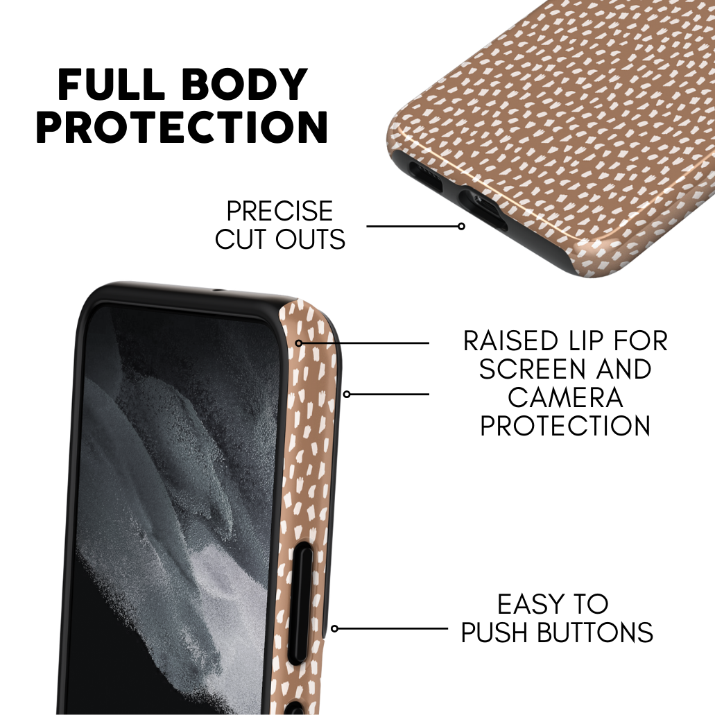 Fawn Speckles Galaxy Case