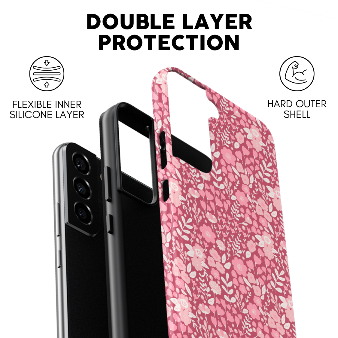 Blush Bouquet (Dark) Galaxy Case