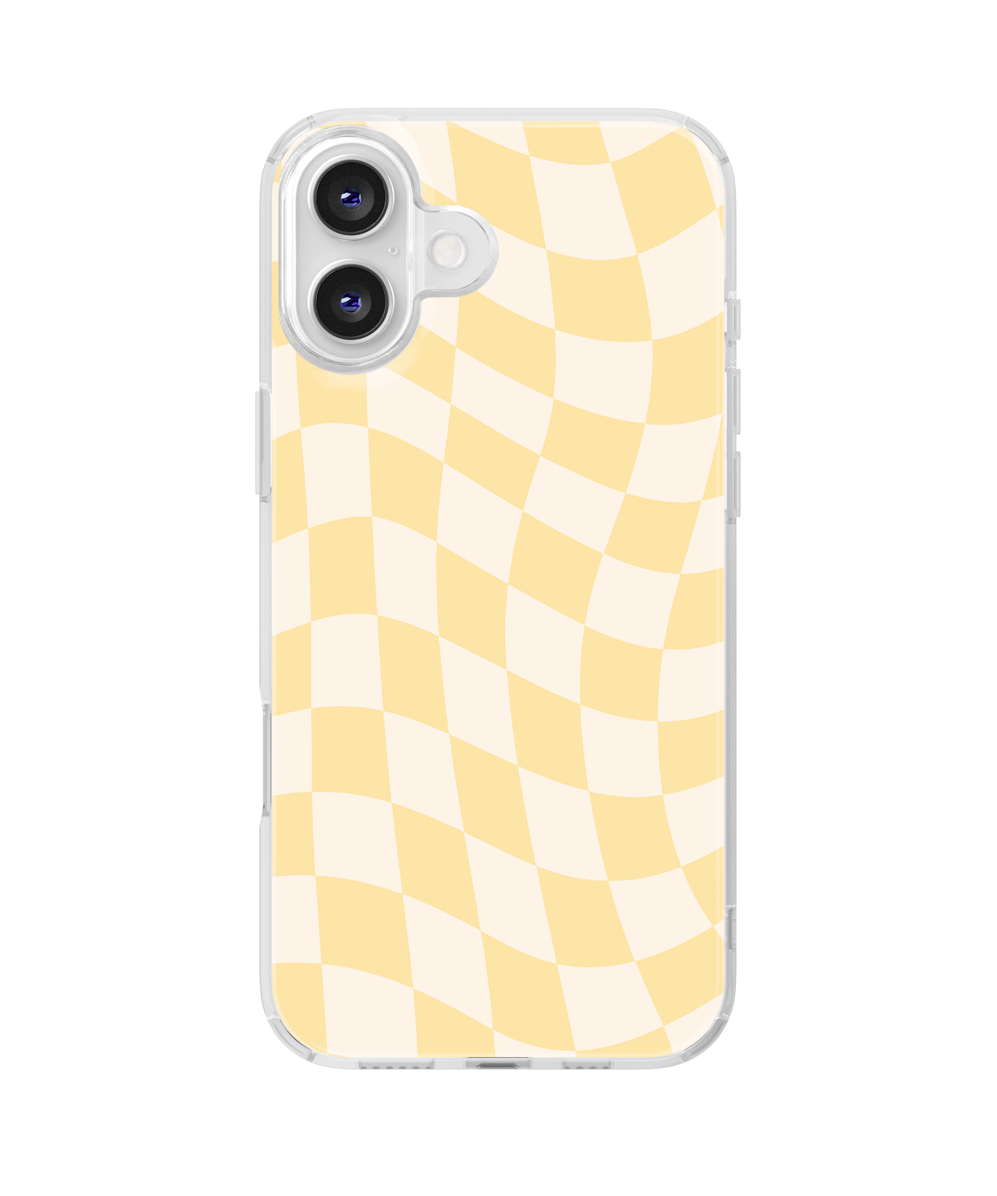 Banana Whispers Wavy Checkers II Clear Case Insert