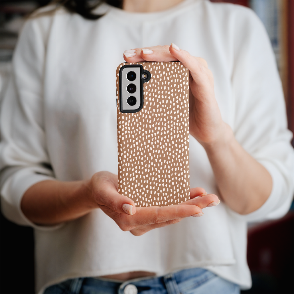 Fawn Speckles Galaxy Case