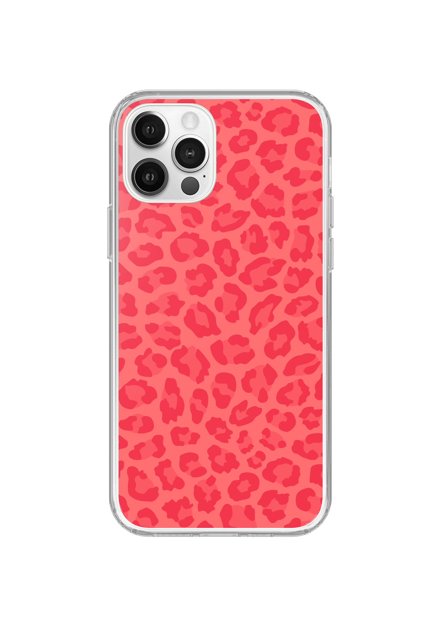 Vermillion Leopard Clear Case Insert