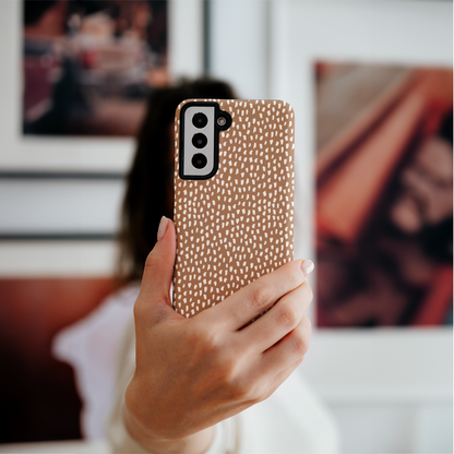 Fawn Speckles Galaxy Case