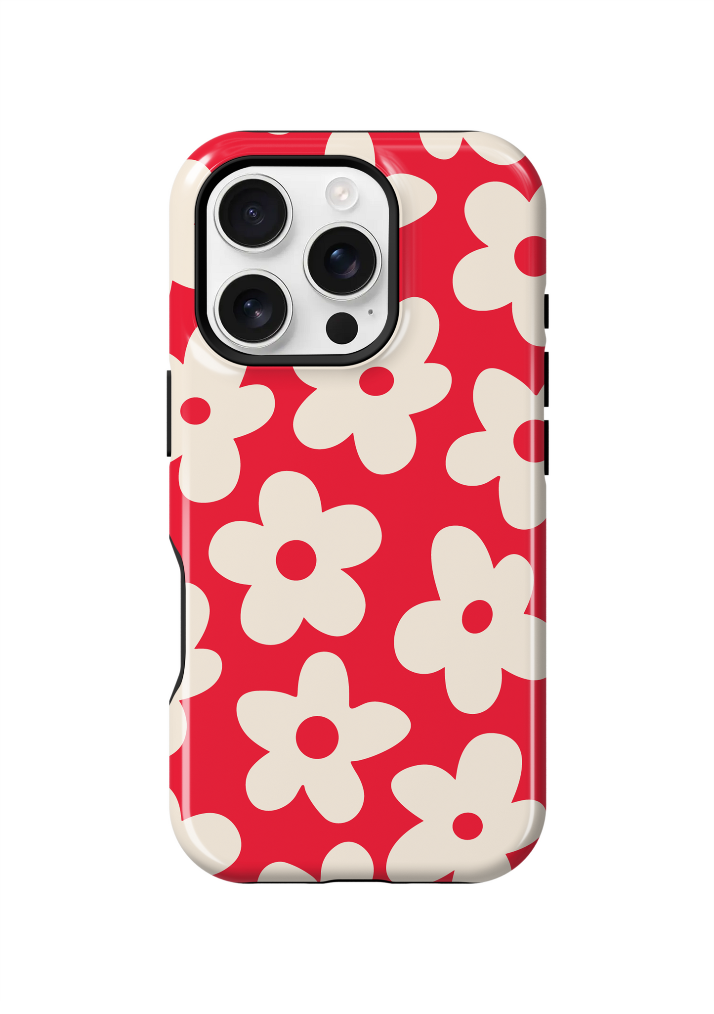 Vermillion Big Blooms Phone Case