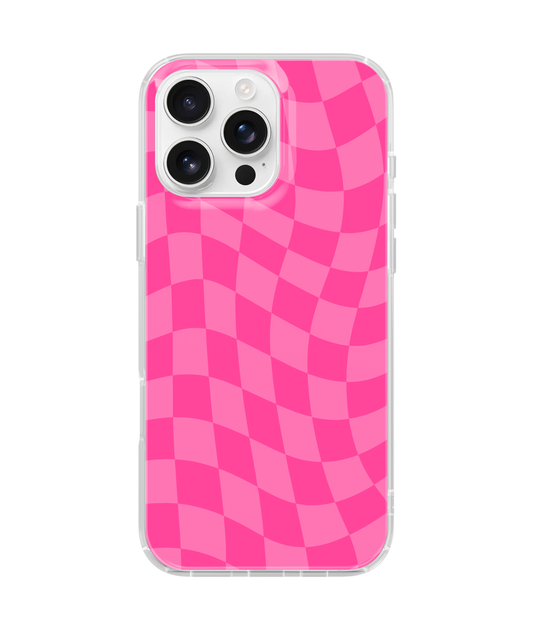 It Girl Wavy Checkers Clear Case Insert