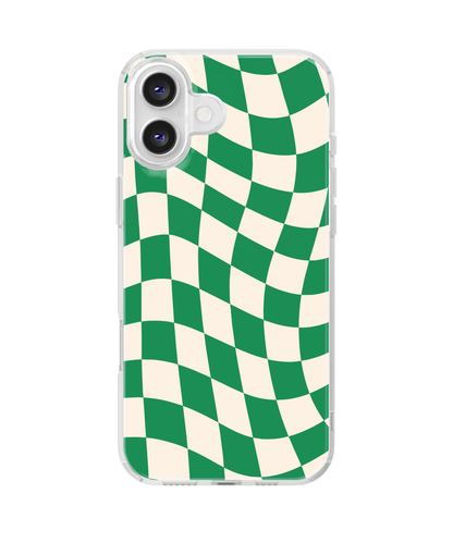 Emerald City Wavy Checkers II Clear Case Insert