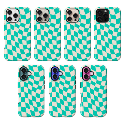 Calypso Wavy Checkers II Phone Case