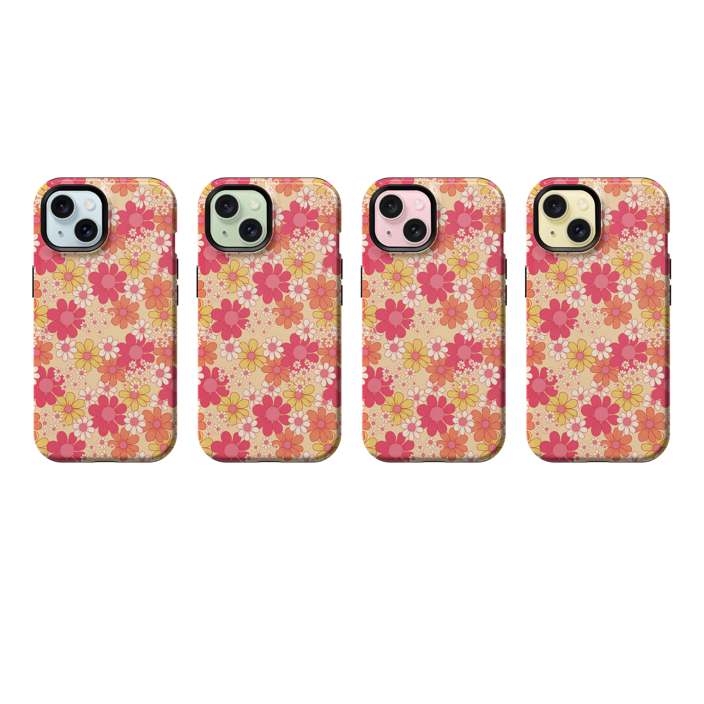 Yellow & Pink Petal Perfect Phone Case