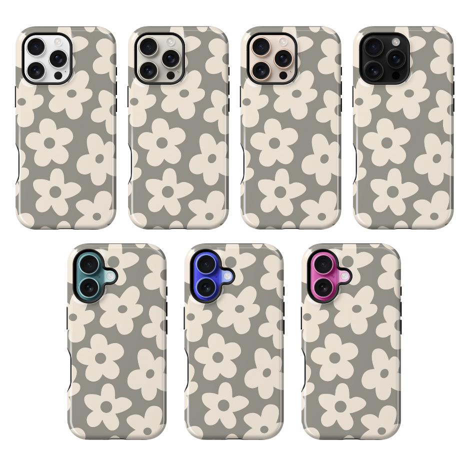 River Rock Big Blooms Phone Case