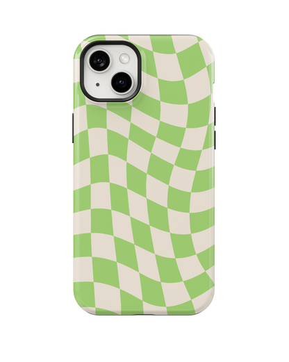 Katydid Wavy Checkers II Phone Case