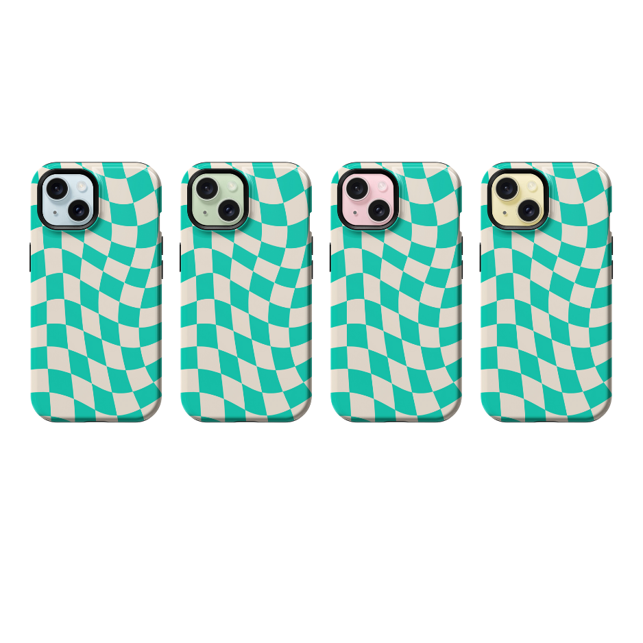 Calypso Wavy Checkers II Phone Case