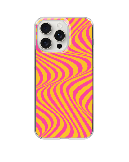 Pink Lemonade Swirls Clear Case Insert