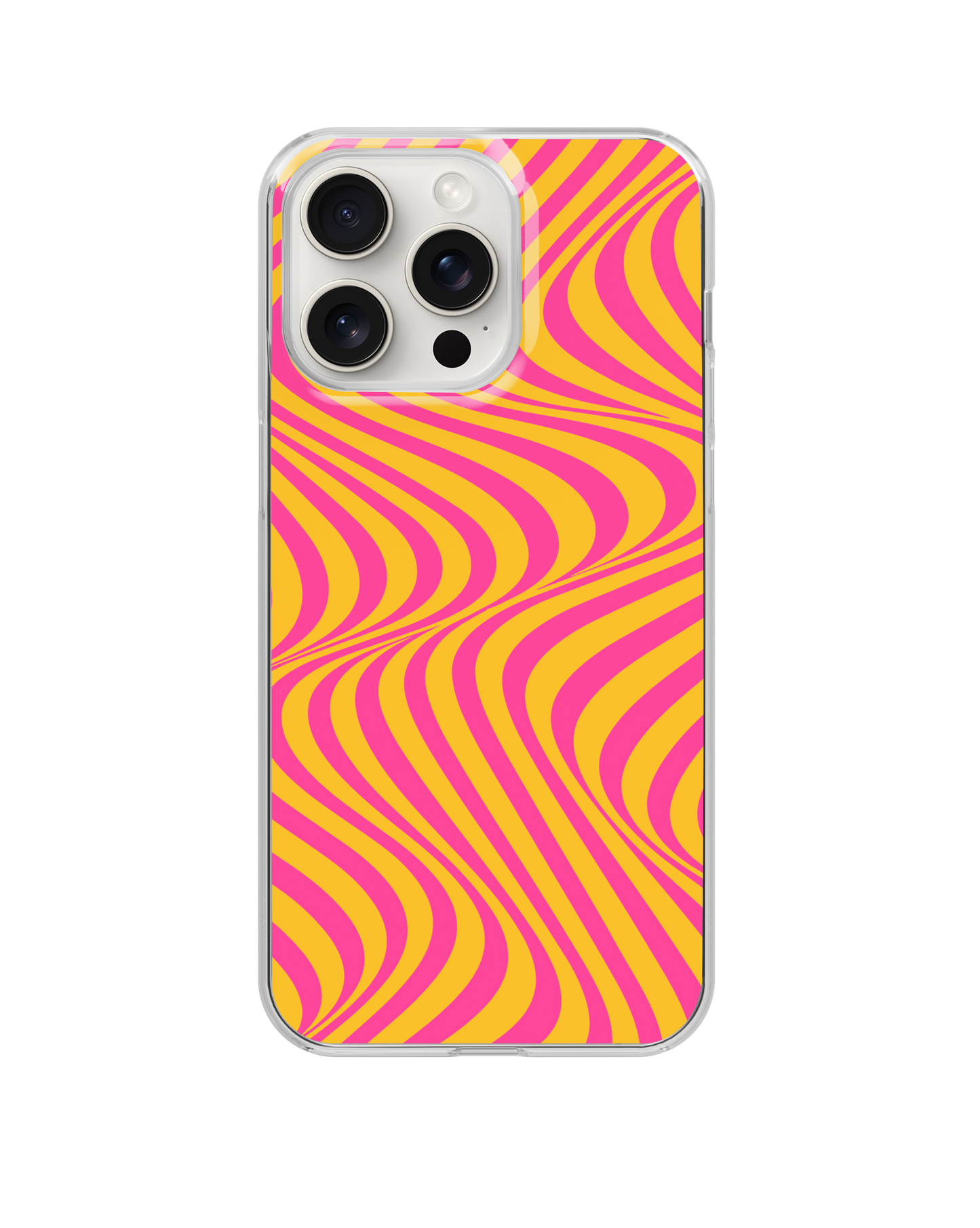 Pink Lemonade Swirls Clear Case Insert