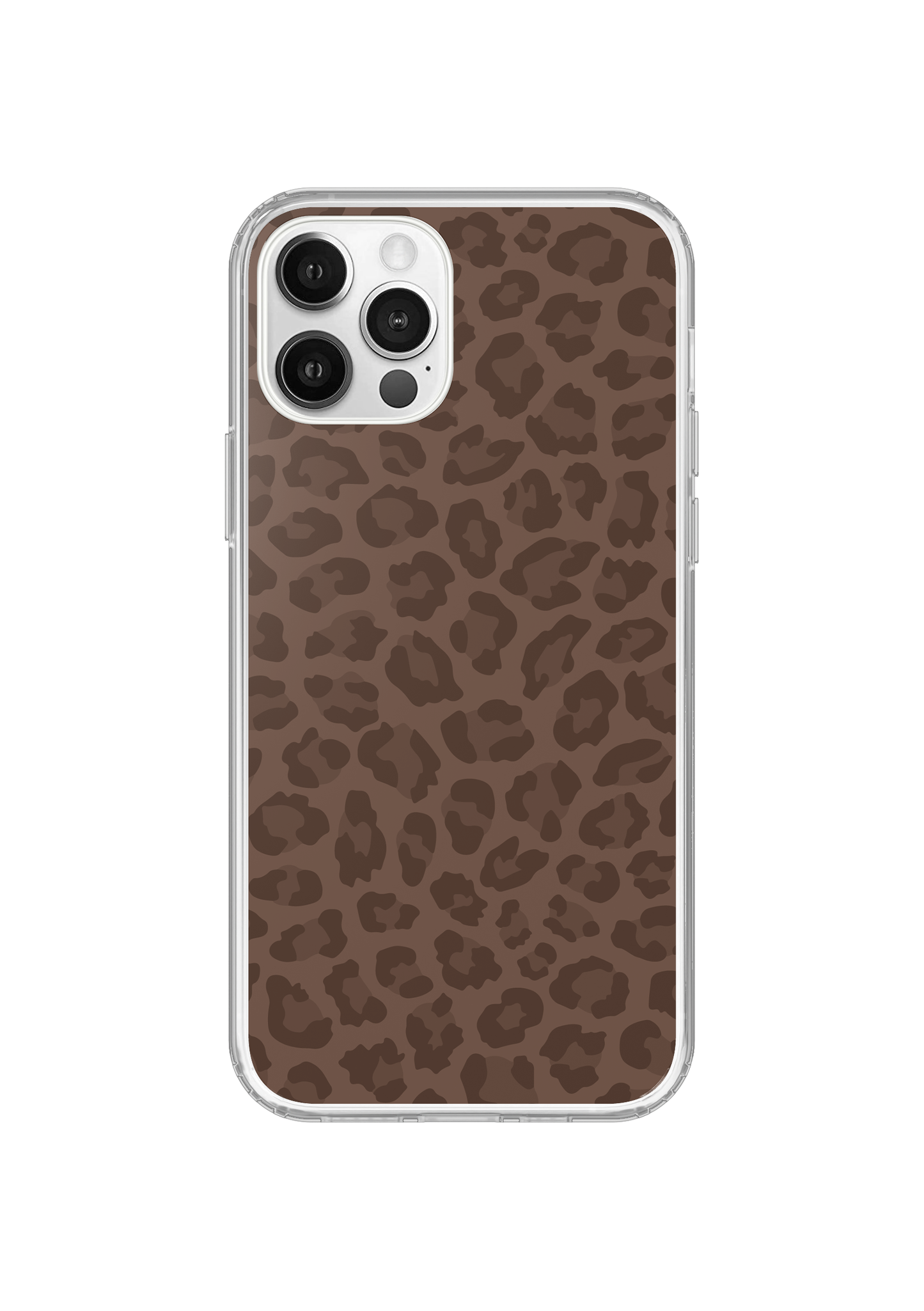 Espresso Leopard Clear Case Insert