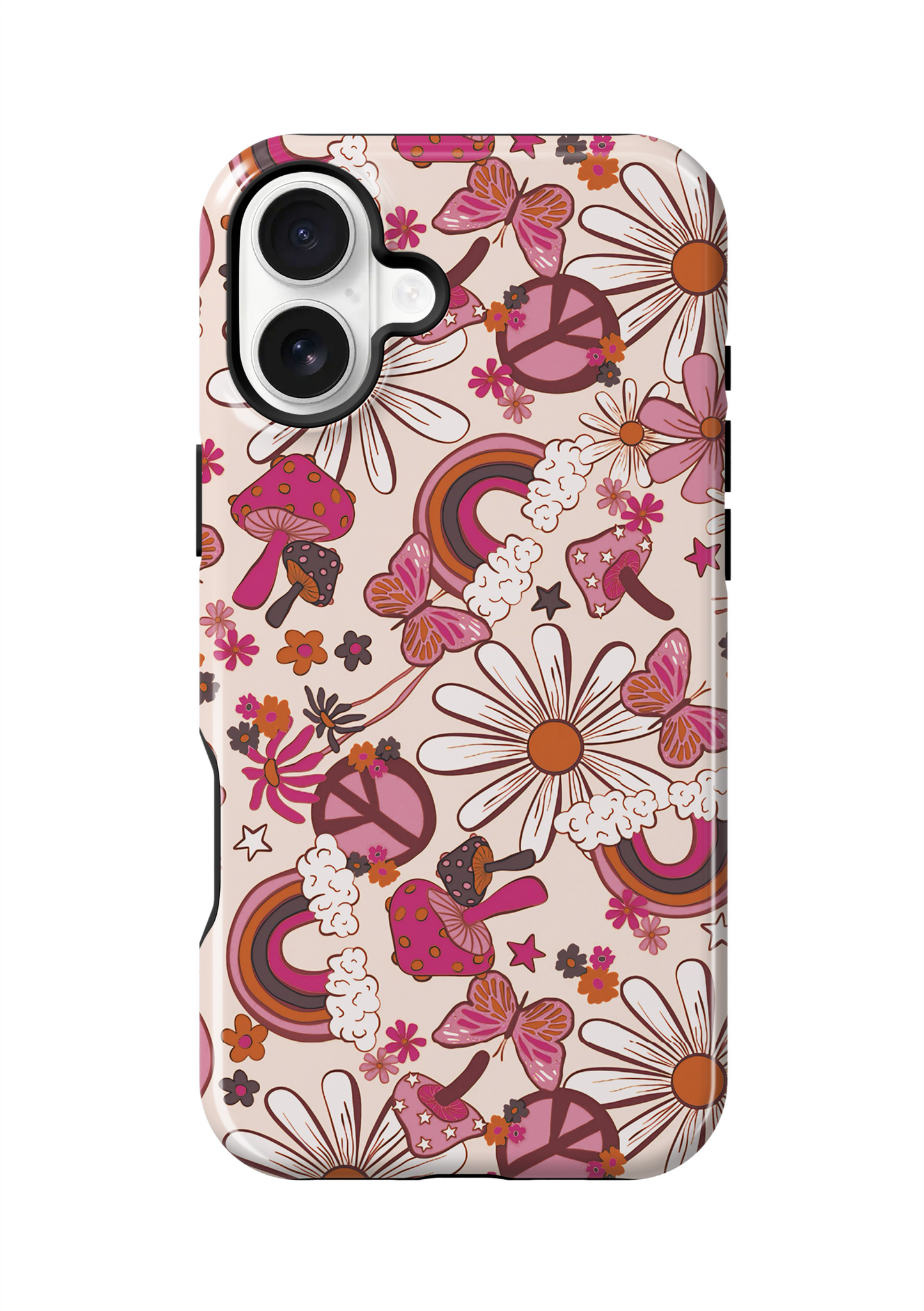 Cream Flower Child Phone Case