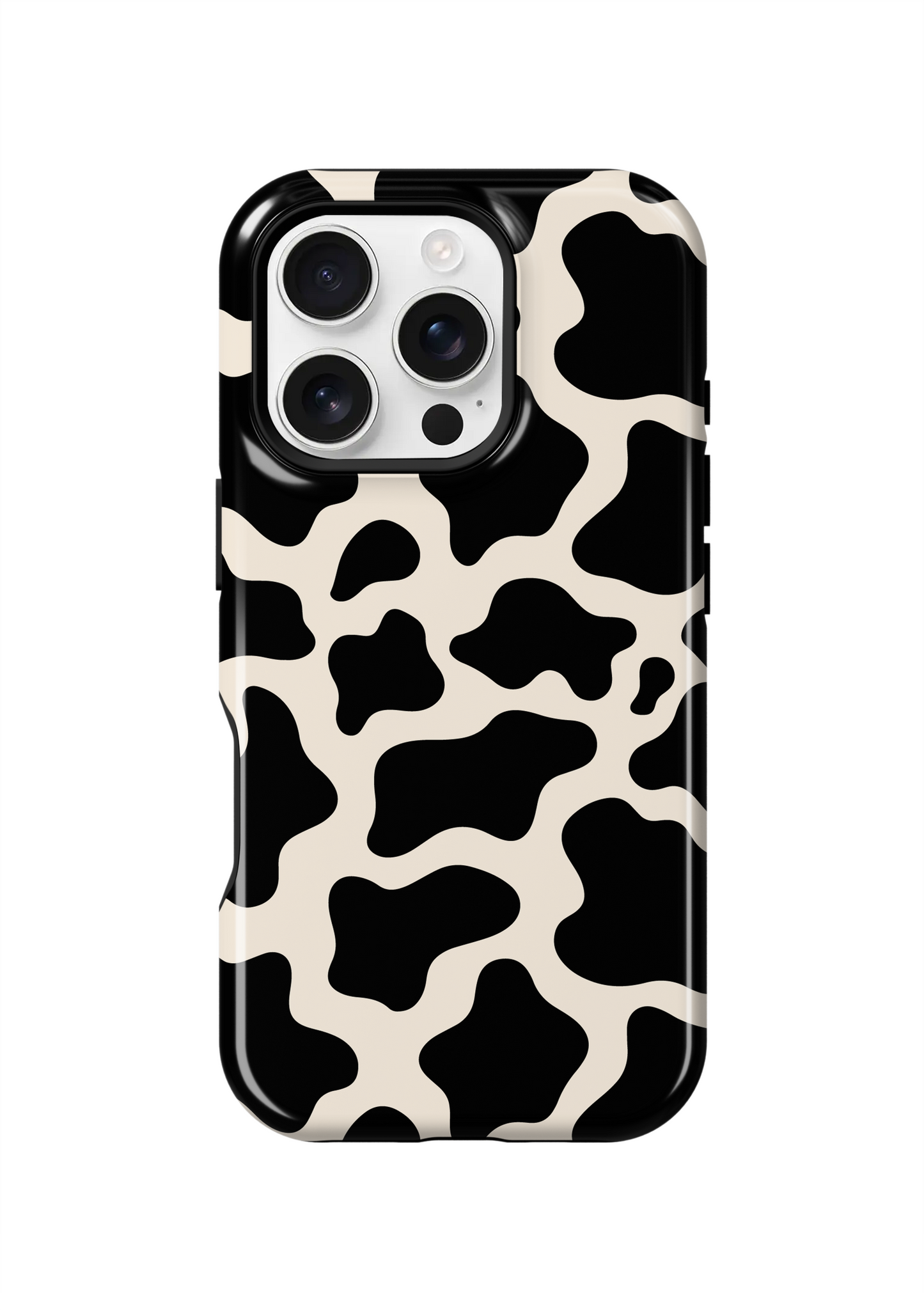 Onyx Cow Print Phone Case