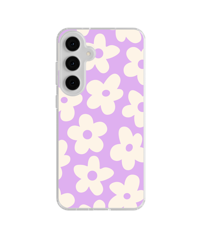 Lilac Big Blooms Clear Case Insert