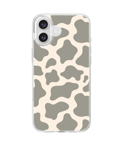 River Rock Cow Print Clear Case Insert