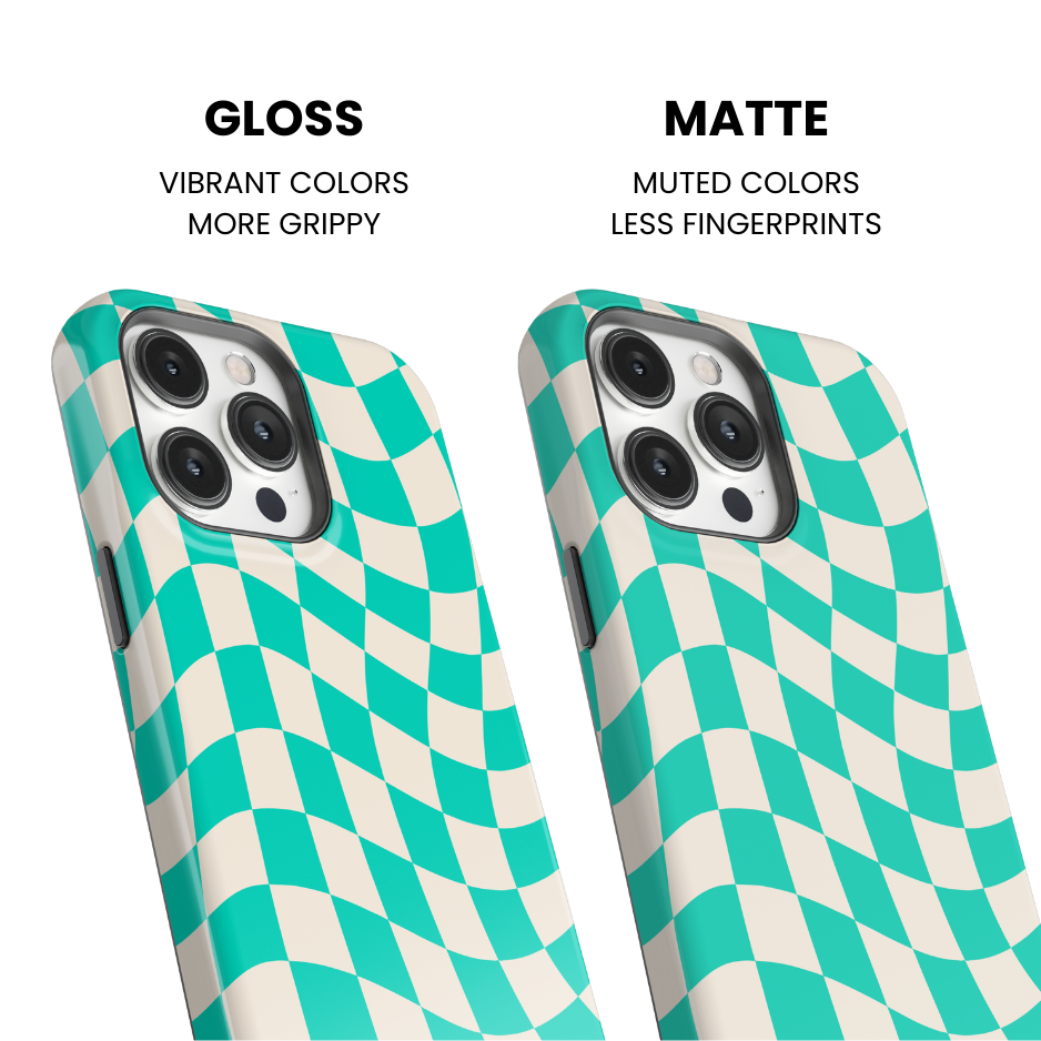 Calypso Wavy Checkers II Phone Case